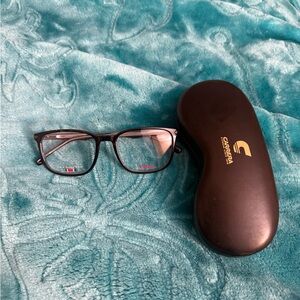 Carrera Black and Red Eyeglasses with Case